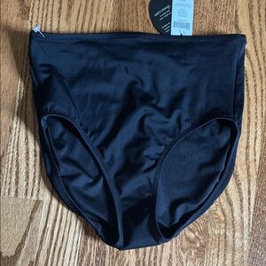 NWT Soma Black High-Waisted Bikini Bottom, S